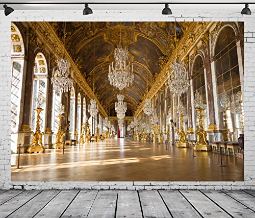 BELECO Fondo Fotográfico 7x5FT Palacio Versalles miniatura 1
