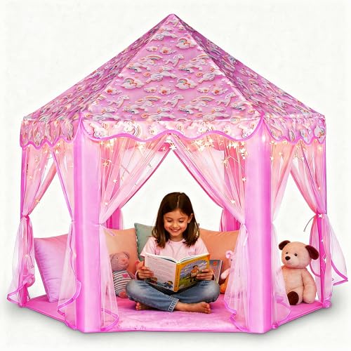 Lafyette. Princess Tent for Girls, Large Kids Playhouse...