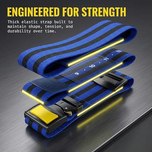 Image of 4Pack PRO Blood Flow Restriction Bands for Arms & Legs - Occlusion Training Bands, Gain Muscle Without Heavy Weight Lifting, Strong Elastic Strap & Quick-Release