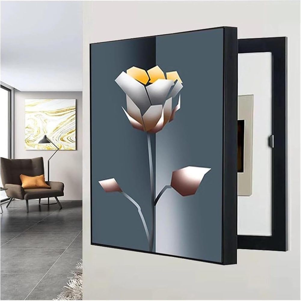 Coffret décoratif pour boîte à fusibles en métal 60x70 cm