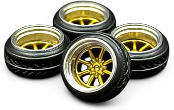 ★ ミニカー  カスタム  深リム  します Amazon | 1/64 ホイール ミニカー 深リム タイヤ外径8.8mm リム外径6.8