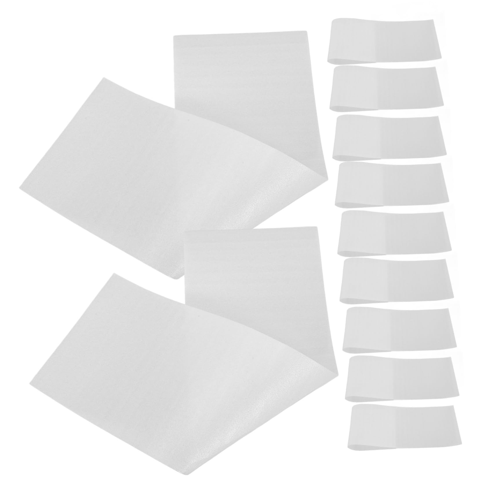 SHERCHPRY 50pcs Sheet Hair Dyeing Reusable Hair Tint Wraps for Salon and Home Use for Precise Sectioning and Even Distribution White