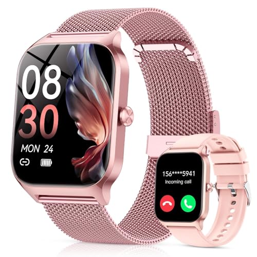 CASCHO Smartwatch Donna, 1.85'' Orologio Smartwatch con Effettua/Risposta Chiamate, 120+