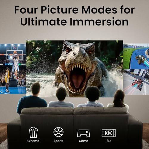 BenQ TH575i 1080p Heimkino Beamer, 3.800 Lumen, mit lizenziertem GoogleTV Dongle, 16.7ms Eingabeverzögerung fürs Gaming, vertikaler Trapezkorrektur, 1.1-fachem optischem Zoom und Sportmodus – Bild 4