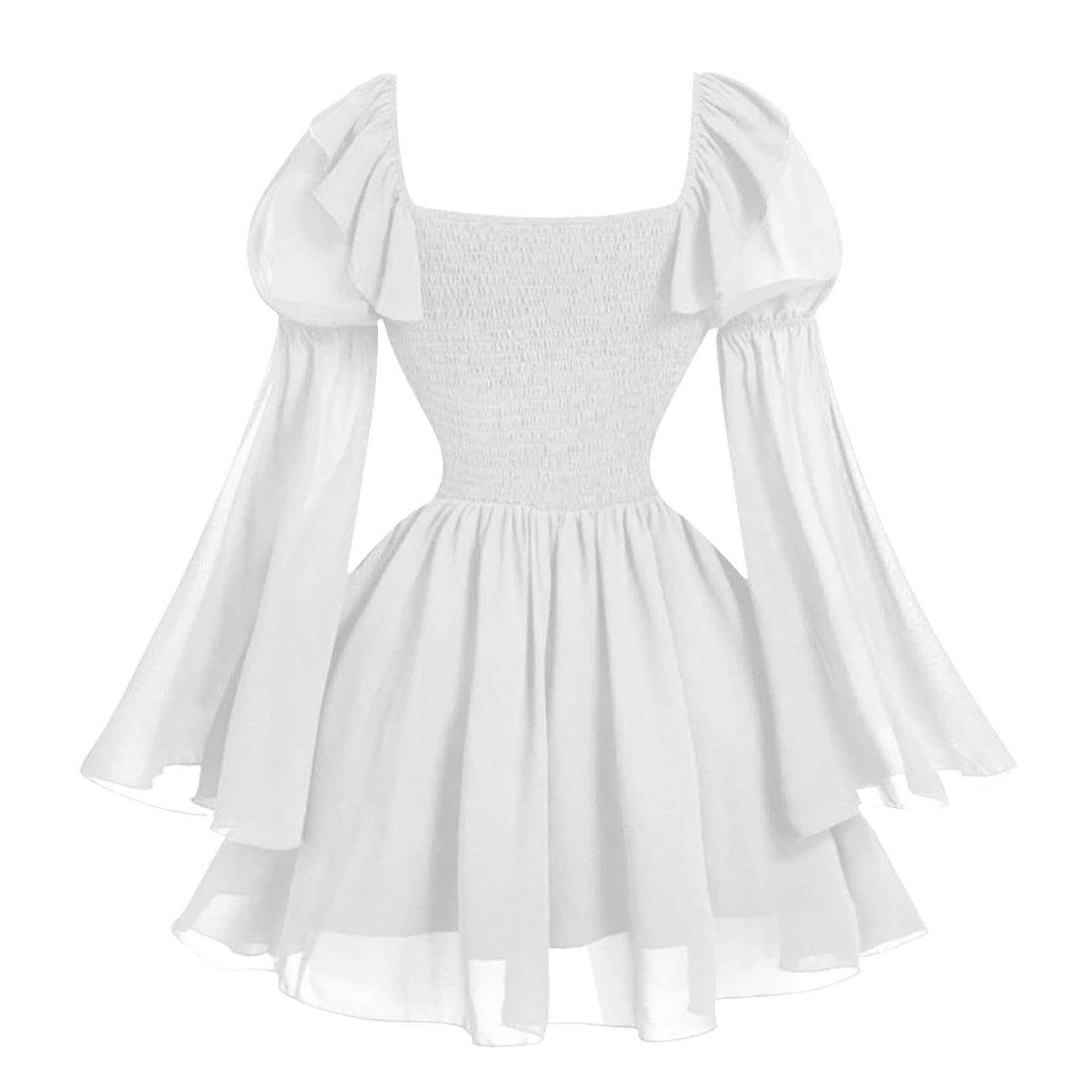 Generisch 2026 Verano Elegante Vestido Medieval con Mangas Abombadas para Cosplay Histórico Fiesta de Disfraces de Halloween