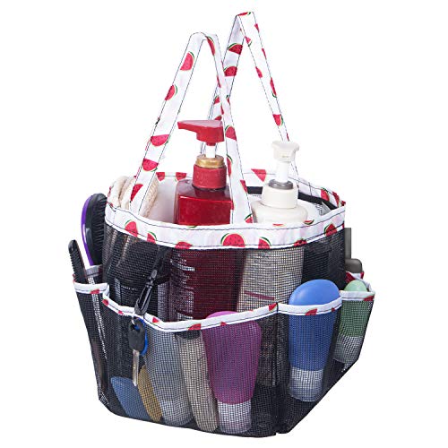 Korlon Mesh Shower Caddy, Quick Dry Shower Caddy Portable, Toiletry and Bath Organizer