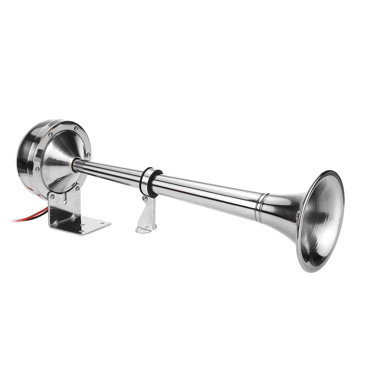 Bocina Coche,Claxon Coche 32 8DB Cuerno de Coche Súper ruidosa 12V Single Trumpet Air Cuerno Compressor para camión de automóvil Bote Train Hooter Hooter para la señal de Sonido automático