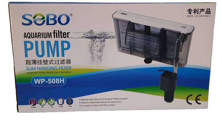 See full amazon price history chart for The Aquatic Hobby Tah-Aquarium Hang On Back(Hob)Filter For Fresh And Salt Water Fish Tank-Sobo Hob Filter With Filter Media Wp-508H(Power: 8W|F.Max : 800L/H) The Aquatic Hobby Tah-Aquarium Hang On Back(Hob)Filter For Fresh And Salt Water Fish Tank-Sobo Hob Filter With Filter Media Wp-508H(Power: 8W|F.Max : 800L/H) (B0BMX1NCX3) Amazon Price History, Amazon Price Tracker