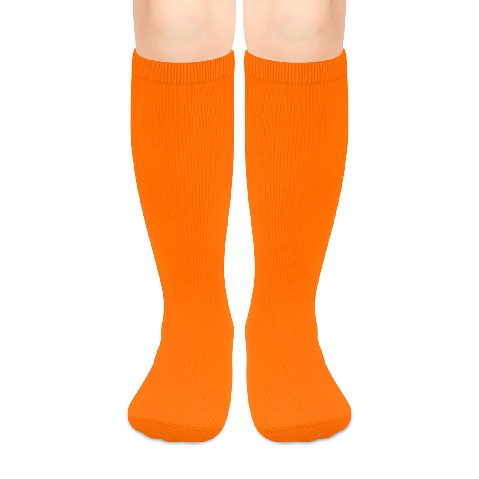 Olreco 1 Pack Toddler Kids Youth Soccer Socks Girls Boys Baseball Socks Youth Knee High Softball Football Accessories Cotton