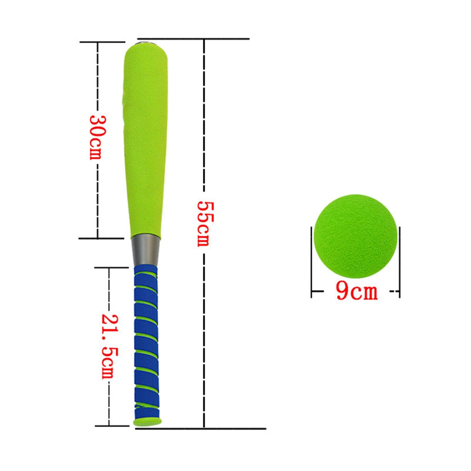 Milageto Soft Baseball Set Bambini Schiuma Palla Pratica Antiscivolo Ergonomico NBR Materiale Adatto a Studenti Sport all’Aperto Allenamento Indoor
