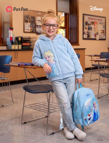 Image of Disney Girl /Boy Fleece Jacket Zipper Sherpa Fuzzy Hoodie Winter Coat 2-13Y
