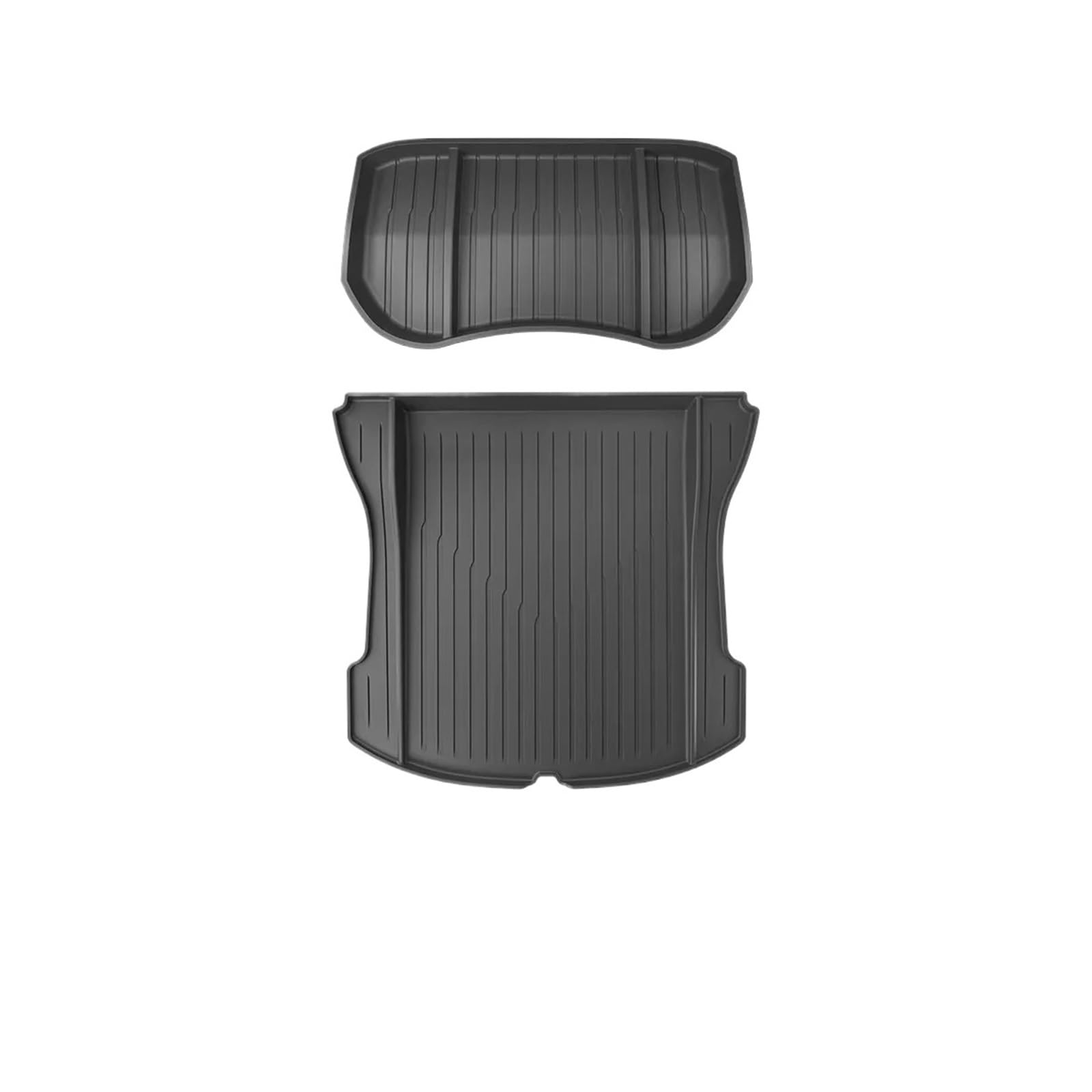 maty samochodowe Pasuje do Tesla Model 3 2021 2022 2023 dywaniki samochodowe mata wyłożenia podłogi bagażnika podkładka(M3 TRUNK 2PCS)