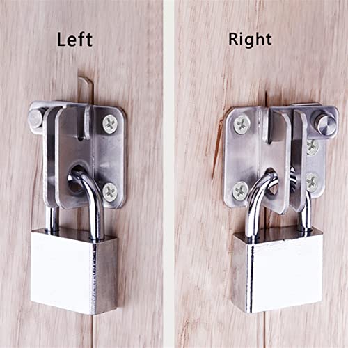 Cerradura de cerrojo de puerta corrediza ideal para optimizar el espacio en baños y salones 6