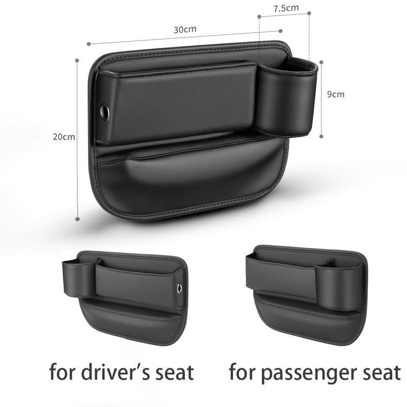 Portavasos de Cuero para Carro Bolsa de Almacenaje Ajustable miniatura 6
