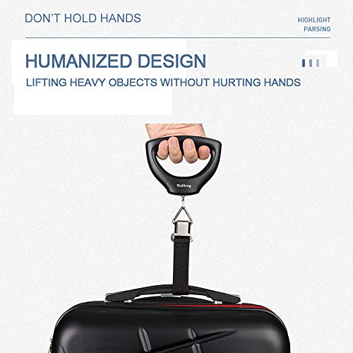 Anself WH-A24 Mini Balança Eletrônica Portátil de Alta Precisão LCD Digital Balança de Bagagem com L