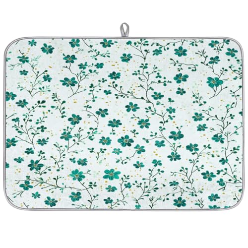 Axurera Tapete de secado de platos para encimera de cocina, tapete absorbente para escurridor de platos, lavable, para escurridor de platos, 61 x 46 cm