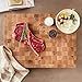 John Boos CCB Series Rectangular Wooden Maple Cutting Board 20”x15” – 2.25” Thick, 21-lb Reversible Butcher Block with End-Grain & Finger Grips – Made in the USA