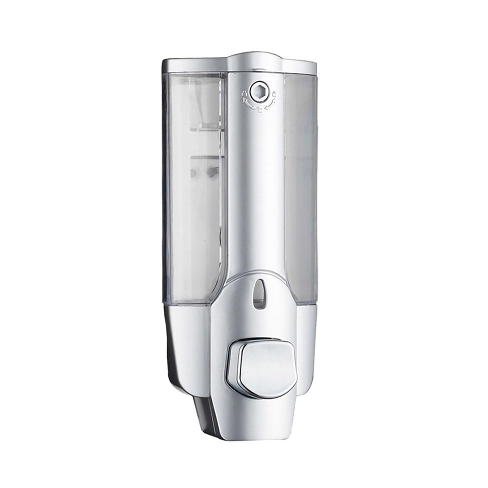 Wall Mounted Soap Dispenser 320ml Hand Soap Shampoo Dispenser Wall Mount Shower Liquid Dispensers Containers