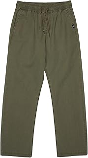 Pantalones de Corte Recto para niños y jóvenes, Color marrón