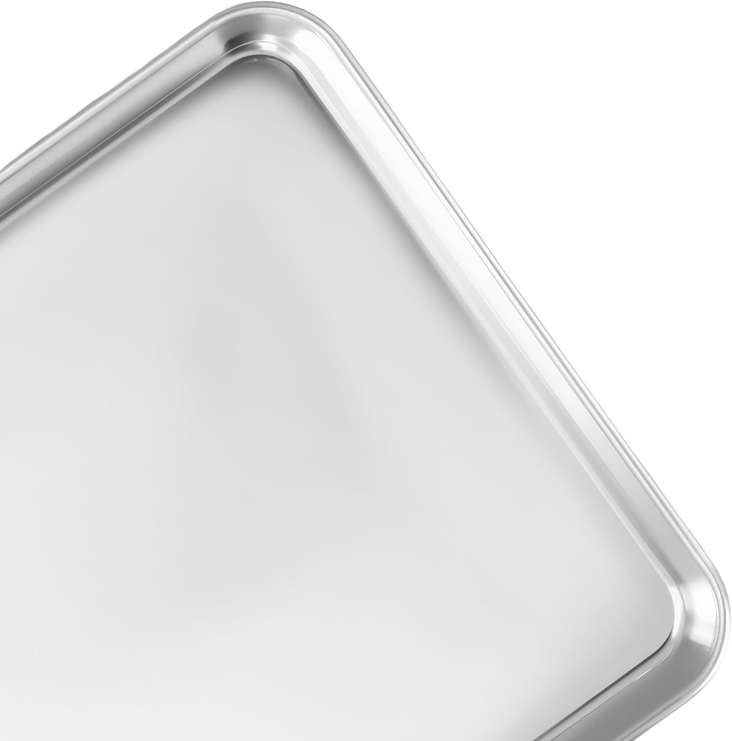 10 Pack Stainless Steel Baking Sheet Pan, 9 x 6.87 x 1 Inch Small Cookie Tray Sheet for Baking, Cooking, Roasting - Image 6