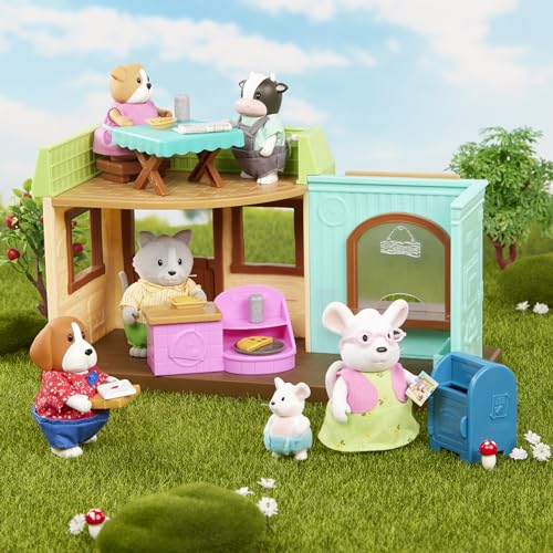 Li'l Woodzeez Woofington Bulldog Family 4 figuras miniatura 2