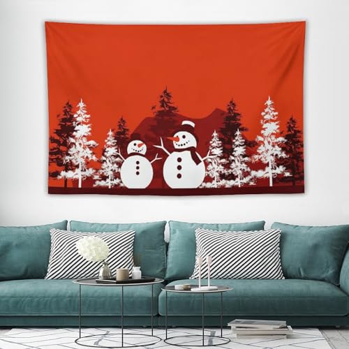 Tapisserie murale bonshommes de neige pour illuminer la chambre d'enfant de douceur