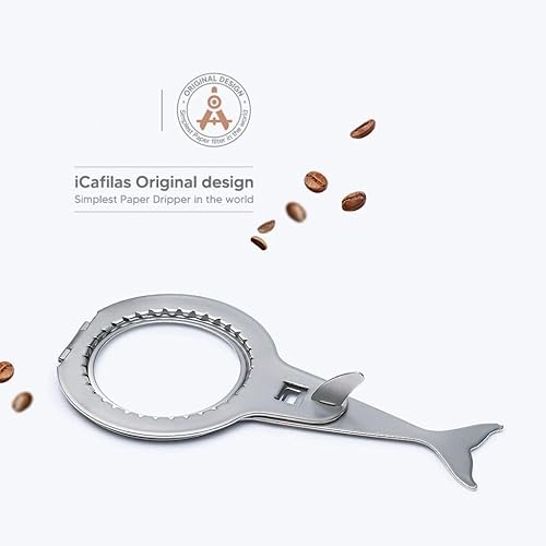 Miniatura 2 de Filtro gotero de café reutilizable, filtro de café permanente hecho de acero inoxidable para una sola taza de café + bolsas de filtro, 40 piezas