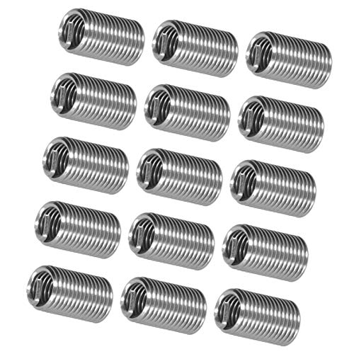 Dioche Thread Repair Kit, 100Pcs Thread Inserts Male Female Reducing Nut Repair Tool Stainless Steel Fastener M6x1MM (3D) - Image 3