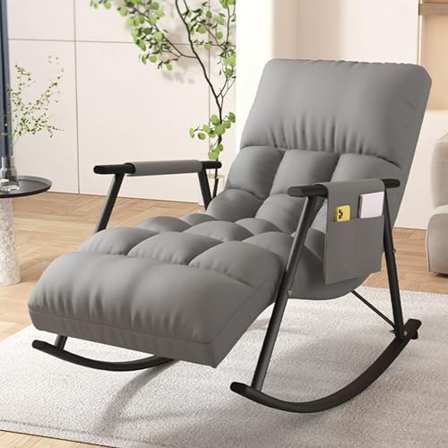 Fauteuil à bascule moderne respirant design ergonomique et finitions haut de gamme