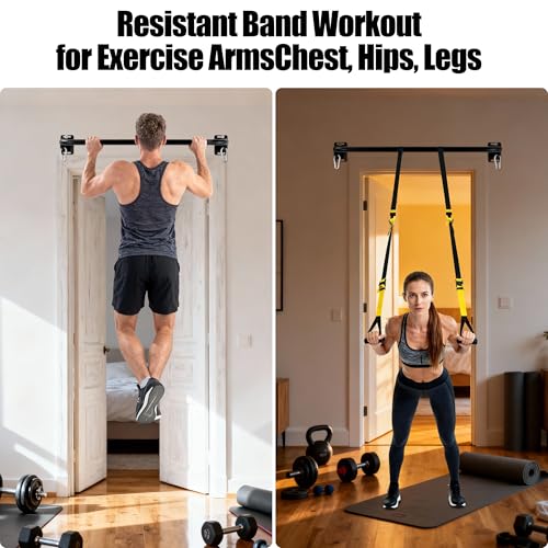 Heavy Duty Wall Mounted Pull Up Bar, - Image 5