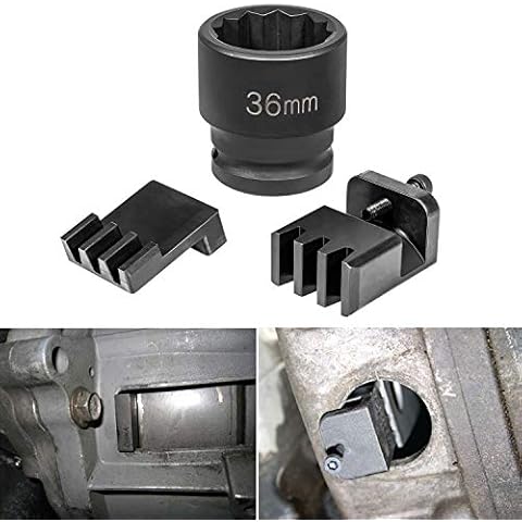 E-cowlboy Flywheel Locking Tool with 36mm 3/4’’ Socket for 6.6L Duramax Cover