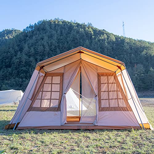 Carpa para camping familiar 3-4 personas, doble capa impermeable miniatura 6