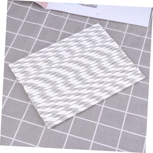 Pitillos desechables de papel gris 19 cm 200 pcs miniatura 7