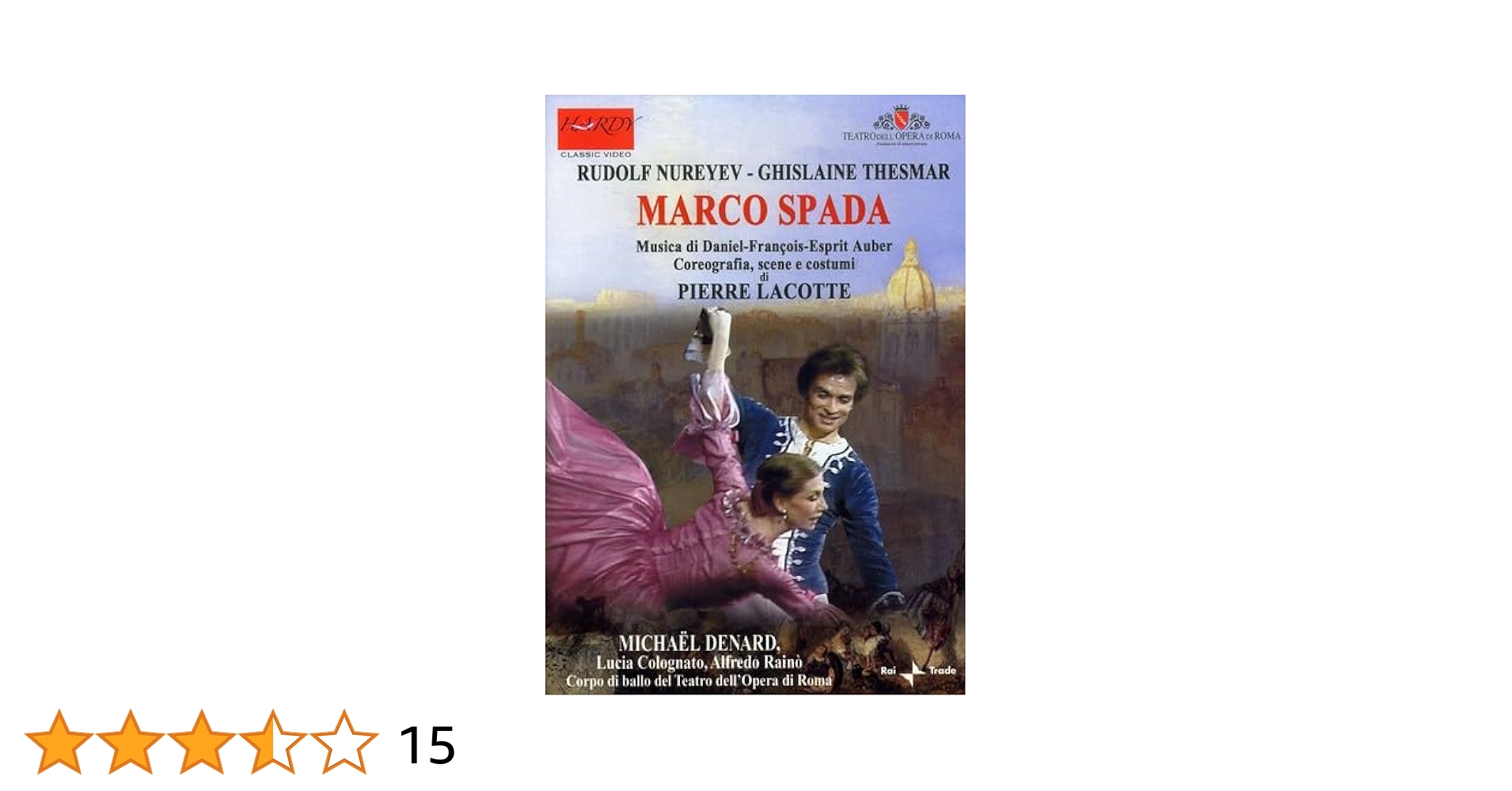 マルコ・スパダ あるいは盗賊の娘 (全3幕) ローマ歌劇場バレエ 1982 [DVD] [Import] Amazon.co.jp: マルコ・スパダ あるいは盗賊の娘 (全3幕) ローマ