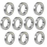 BESTU ミニチュアベアリング MR117ZZ DDL-1170ZZ 内径7mm×外径11mm×幅3mm ボールベアリング 深溝玉軸受 両シールド付 10個入り