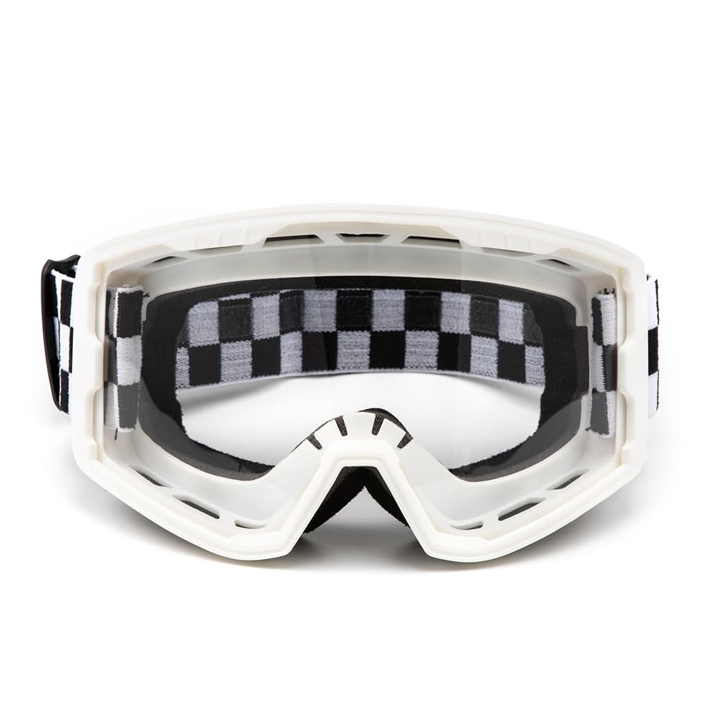 Motorradbrille - Dirt Bike ATV Motocross Anti-UV Einstellbare Reiten Offroad Schutzbrille für Männer Frauen Kinder Jugend Erwachsene
