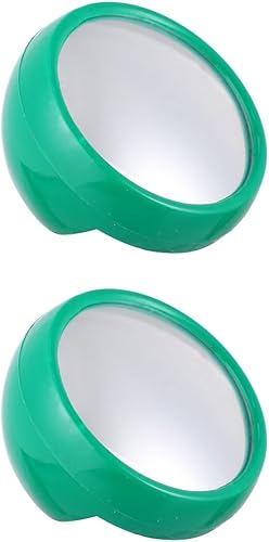 Miniatura 7 de Espejo convexo acrílico para exteriores, 2 piezas para seguridad personal o seguridad – escritorio de gabinete monitores de visión trasera redonda