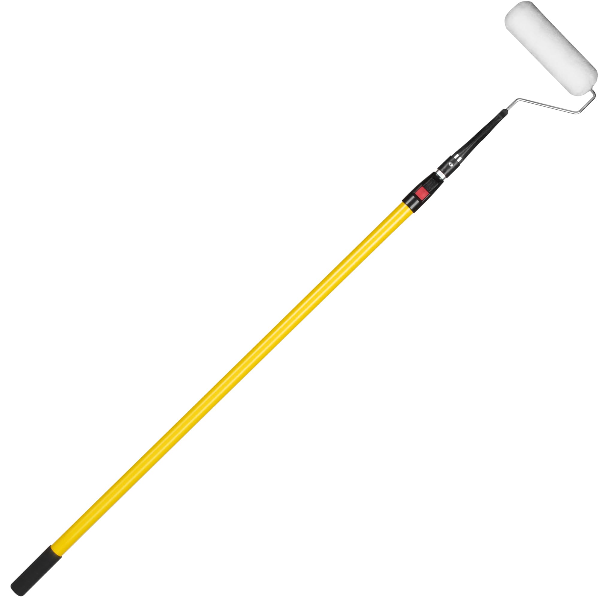 Hardys Telescopic Paint RollerDetachable Roller & Threaded Extension PoleMedium PileFibreglass & Steel9" Head1.6M-2.6M from B&Q