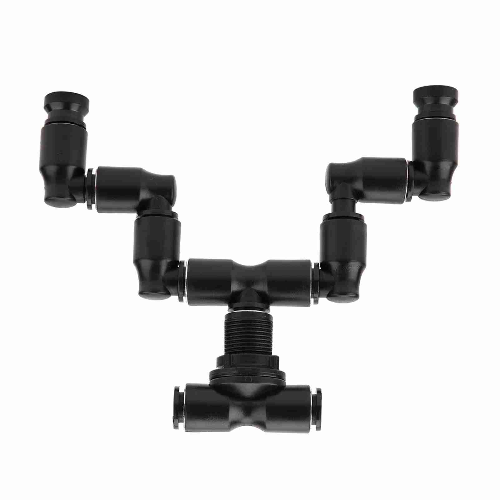 Yosoo Health Gear Reptiles Fogger Mist Sprinkler, Forest Tank 360 Acquario Regolabile Connect 1/4in Tub Pet Cooling System Pond Foggers