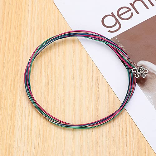 TATTCHINE Lot de 6 cordes de guitare acoustique en acier inoxydable – Convient pour les artistes professionnels et les… - Les Beatles, Paul McCartney, John Lennon, RIngo Starr, George Harrison TATTCHINE Lot de 6 cordes de guitare acoustique en acier inoxydable - Convient pour les artistes professionnels et les… – Image 5