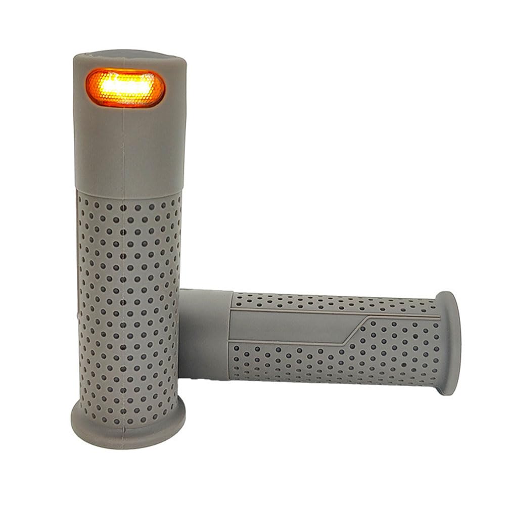 Poignées de guidon de trottinette électrique avec clignotant pour Xiaomi M365 Pro 1S Pro 2 Mi3, antidérapant en silicone ABS, lampes de signalisation gauche et droite intégrées