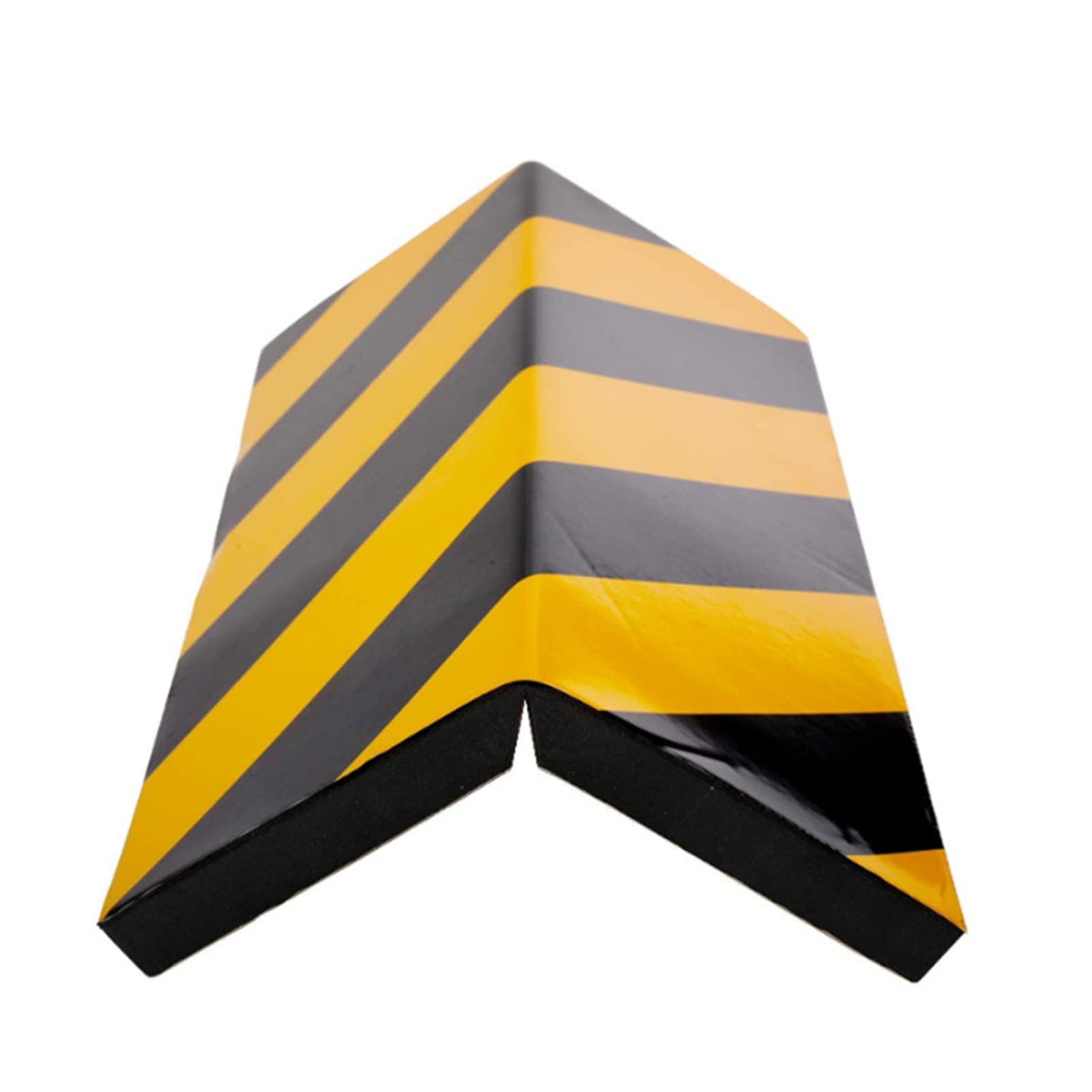 Protector de pared para garaje, protector de esquina de pared, garajes, protectores de bordes de advertencia, postes de pared de garaje (amarillo y negro, 20 unidades)