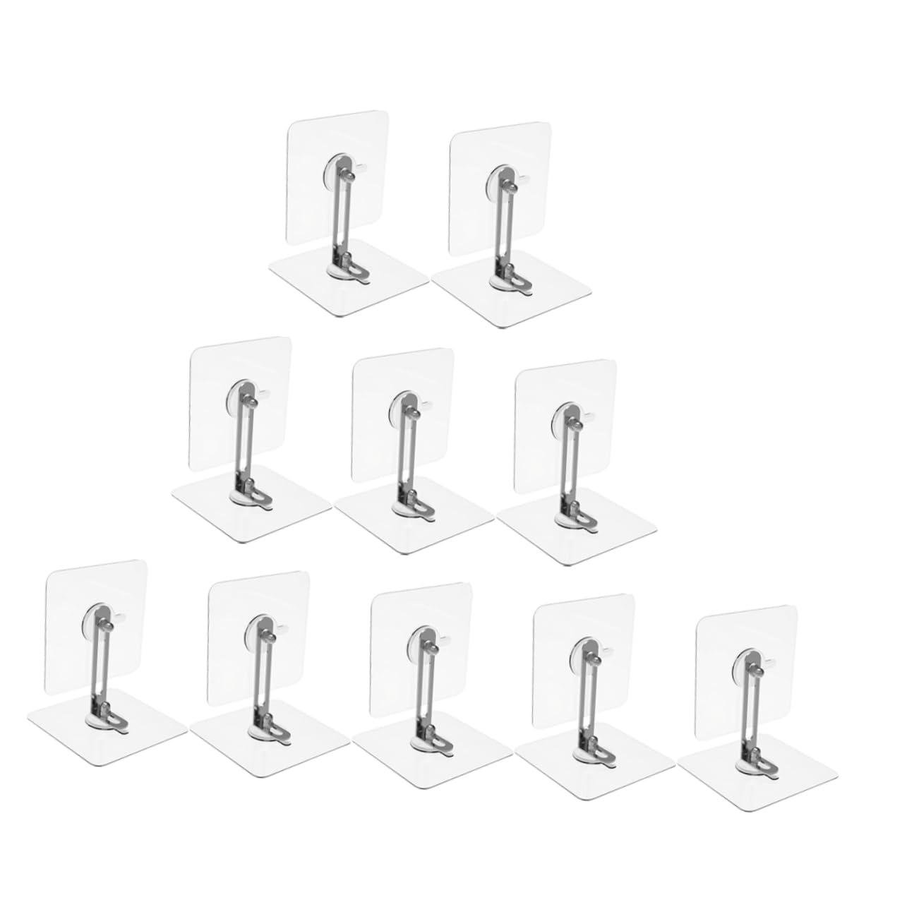 HAPINARY Secure Easy Install Pack No Drill Furniture Wall Anchors Dresser Safety Brackets for Babyproofing