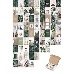 NC Poster – Botanische Muur Poster Collage Set – 70 Stuks – Esthetisch – Botanische Thema Poster Set – 10cm * 15cm-Botanische Posters