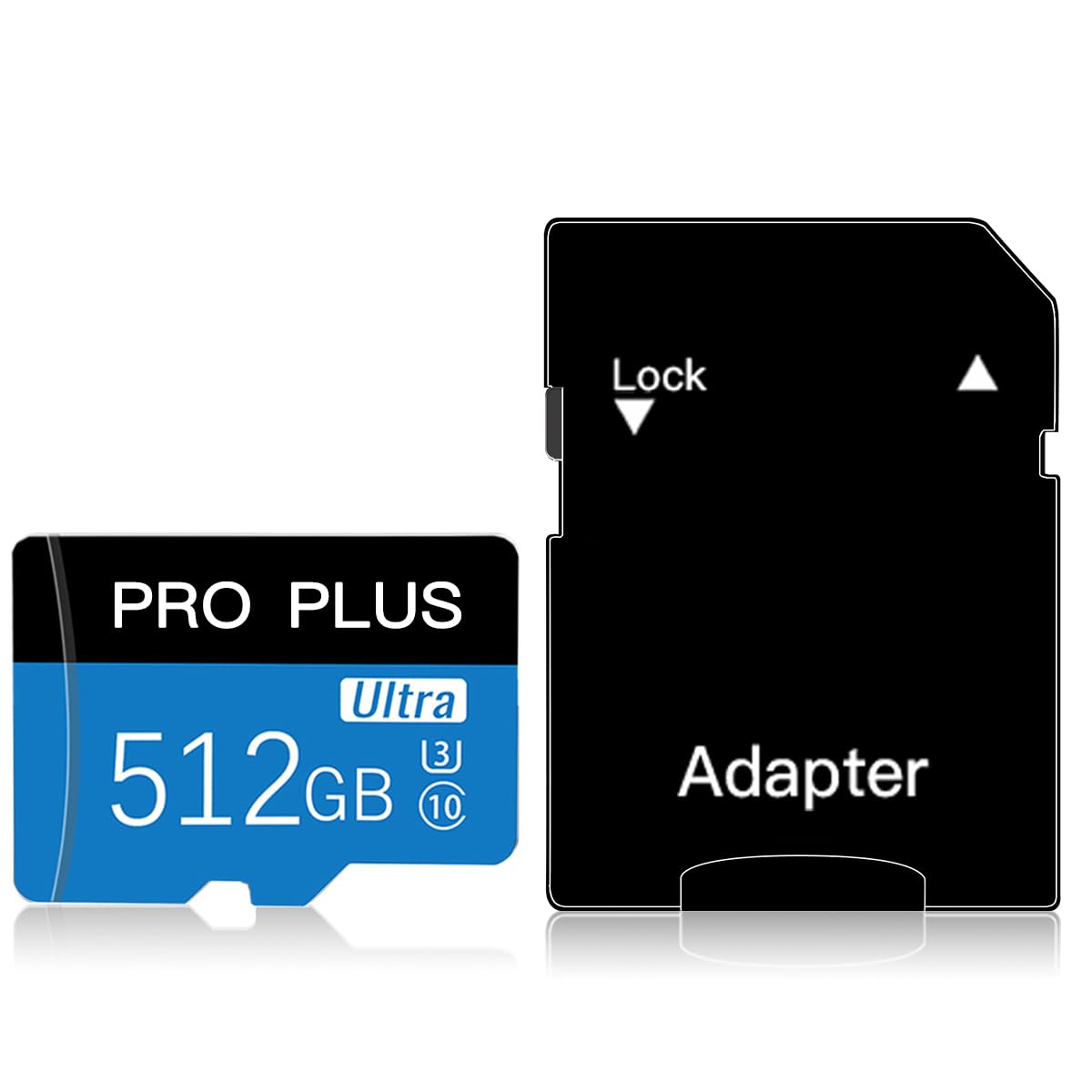 512GB Micro SD-Karte Speicherkarte Class 10 High Speed mit SD-Adapter