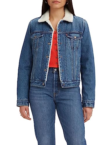 Levi's Damen, ORIGINAL Sherpa Trucker Z2098 Indigo Worn IN, S