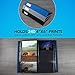 Itoya ProFolio Deluxe Grey Fabric 3-Up archival Album 240 4x6 Prints Photo album