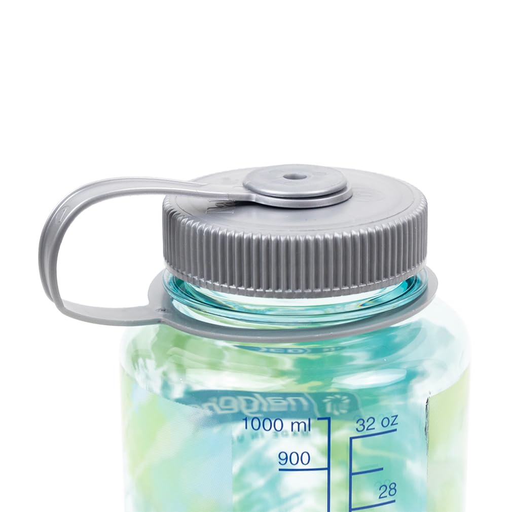 Nalgene 348825 Wide Mouth 32oz Seafoam - Tie-Dye Seafoam/Platinum, 946 ml - Image 3