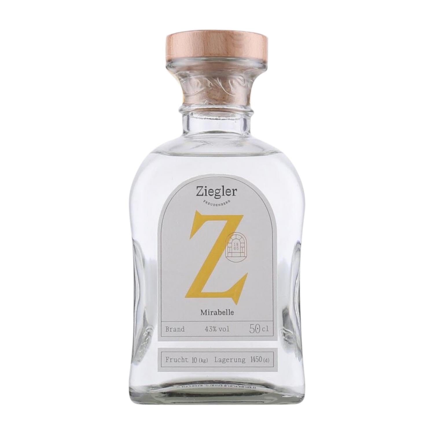 Marc Edelbrände Ziegler Mirabelle Medium Flasche 50 cl