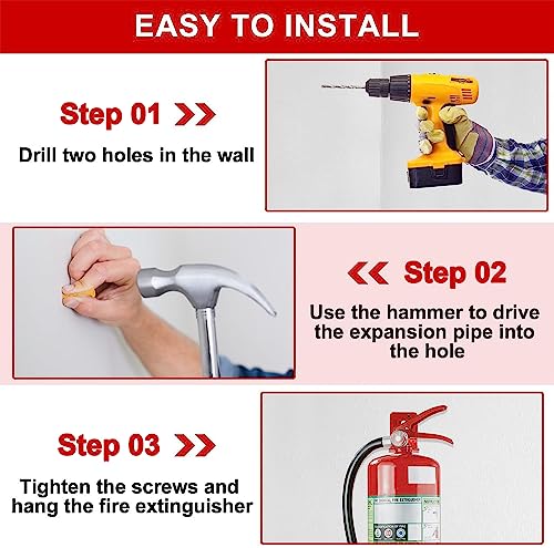 image for BAYANSILU US Universal Fire Extinguisher Bracket, Fire Extinguisher Mo